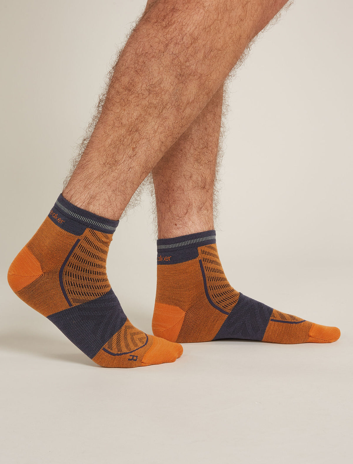 Men's Merino Blend Run+ Ultralight Mini Socks Ray/Graphite - 2