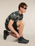 Men's Merino Blend Run+ Ultralight Mini Socks Black/Graphite - 6