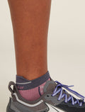 Women's Merino Run+ Ultralight Micro Socks Deco/Graphite - 1