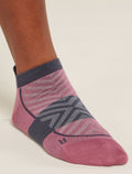 Women's Merino Run+ Ultralight Micro Socks Deco/Graphite - 3