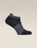 Women's Merino Run+ Ultralight Micro Socks Black/Graphite - 5