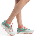 Women's Merino Run+ Ultralight Micro Socks Glow/Tang - 2