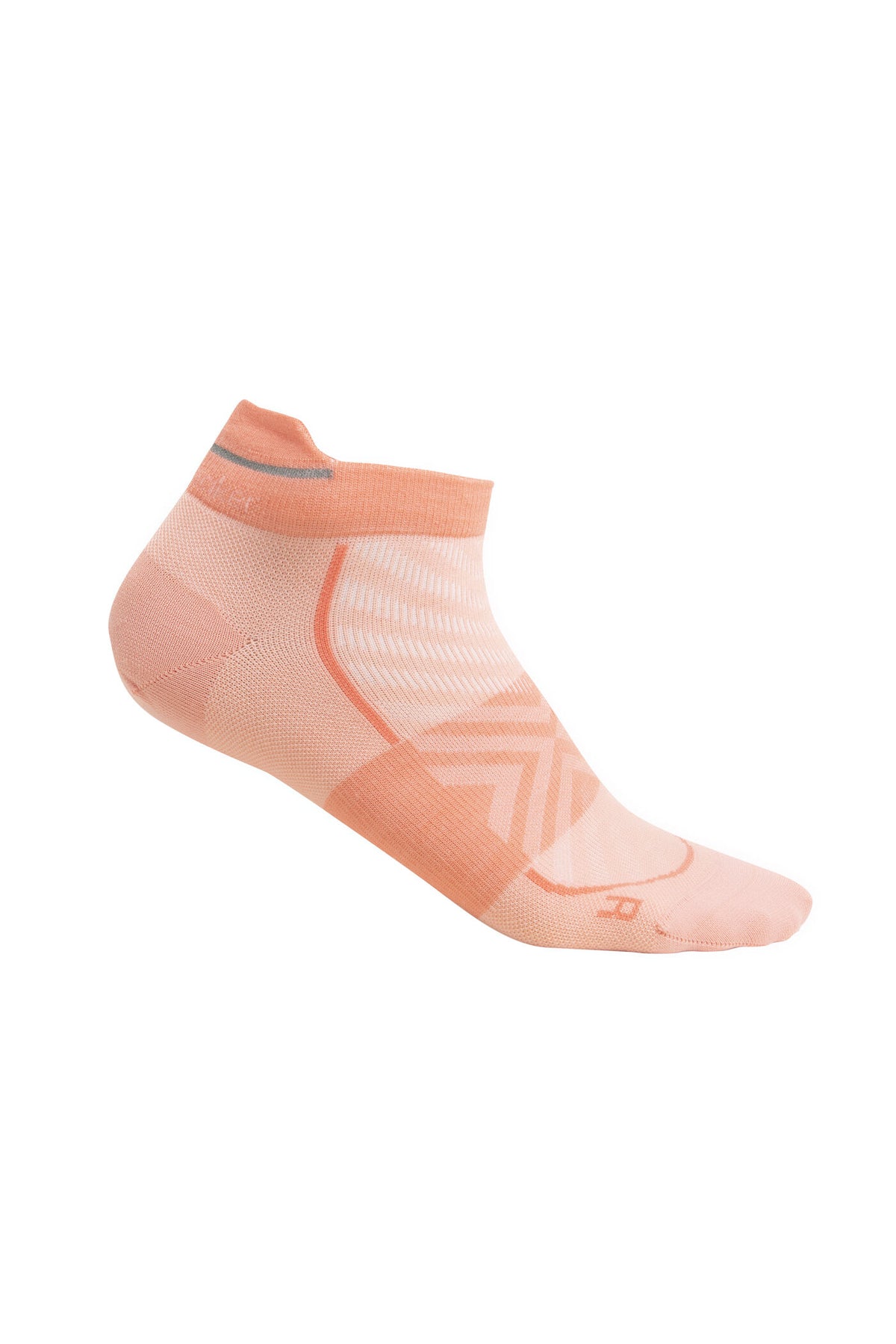 Women's Merino Run+ Ultralight Micro Socks Glow/Tang - 3