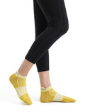 Women's Merino Run+ Ultralight Micro Socks Lux/Lucid - 1
