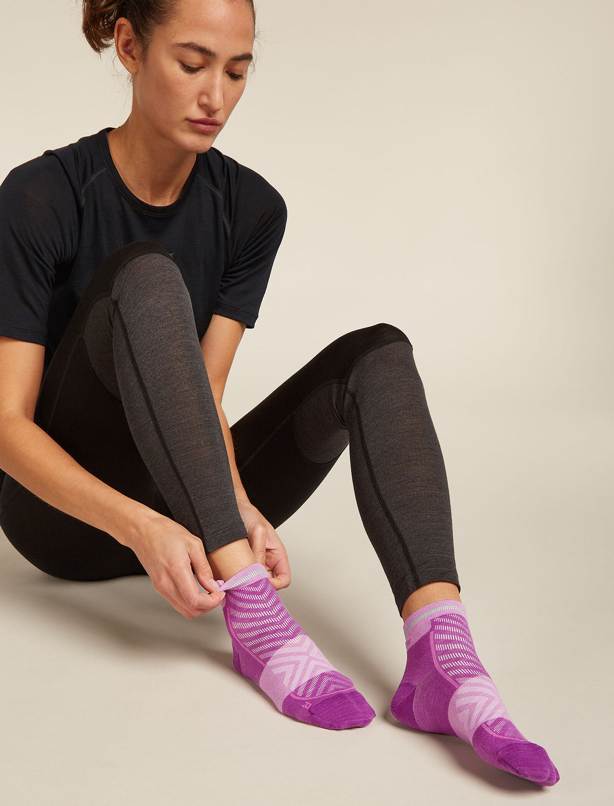 Women's Merino Blend Run+ Ultralight Mini Socks  - 2
