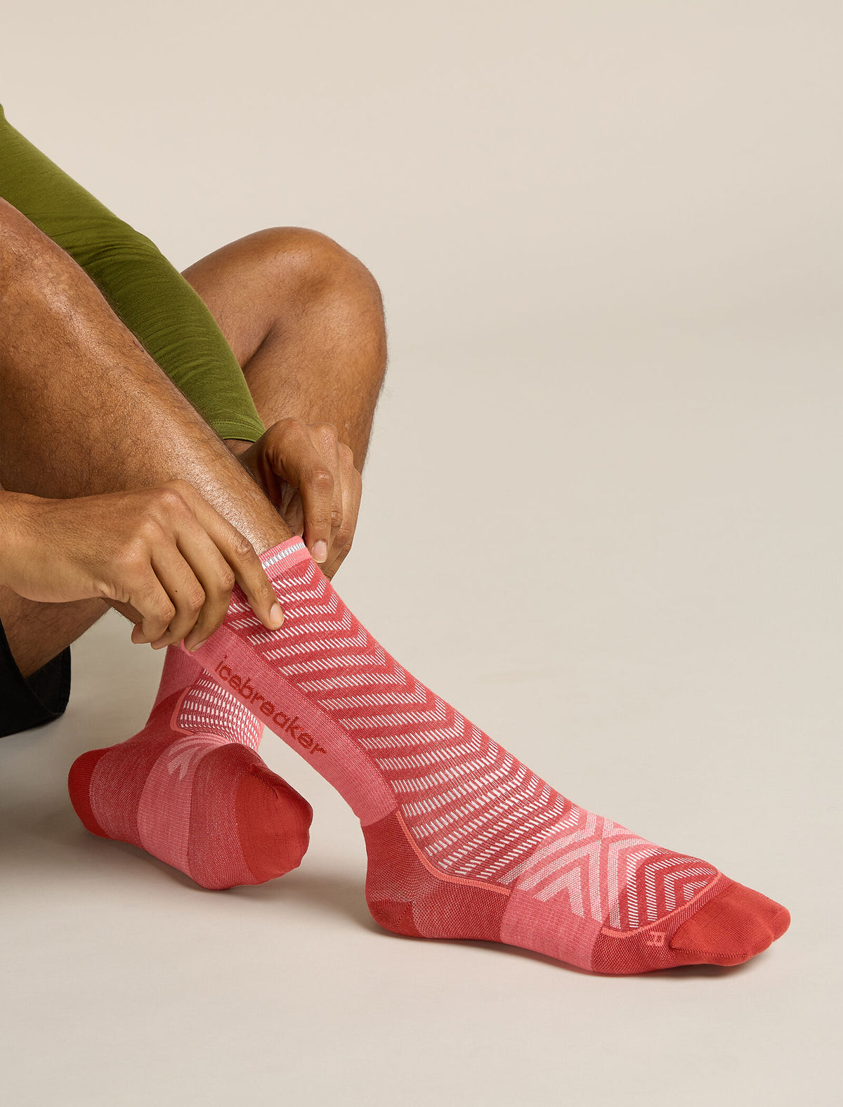 Men's Merino Blend Run+ Ultralight Crew Socks  - 2