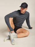 Men's Merino Blend Run+ Ultralight Crew Socks  - 2