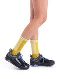 Women's Merino Blend Run+ Ultralight Crew Socks Lux/Lucid - 2