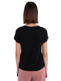 Women's Merino 200 The North Face x icebreaker T-Shirt Black - 2