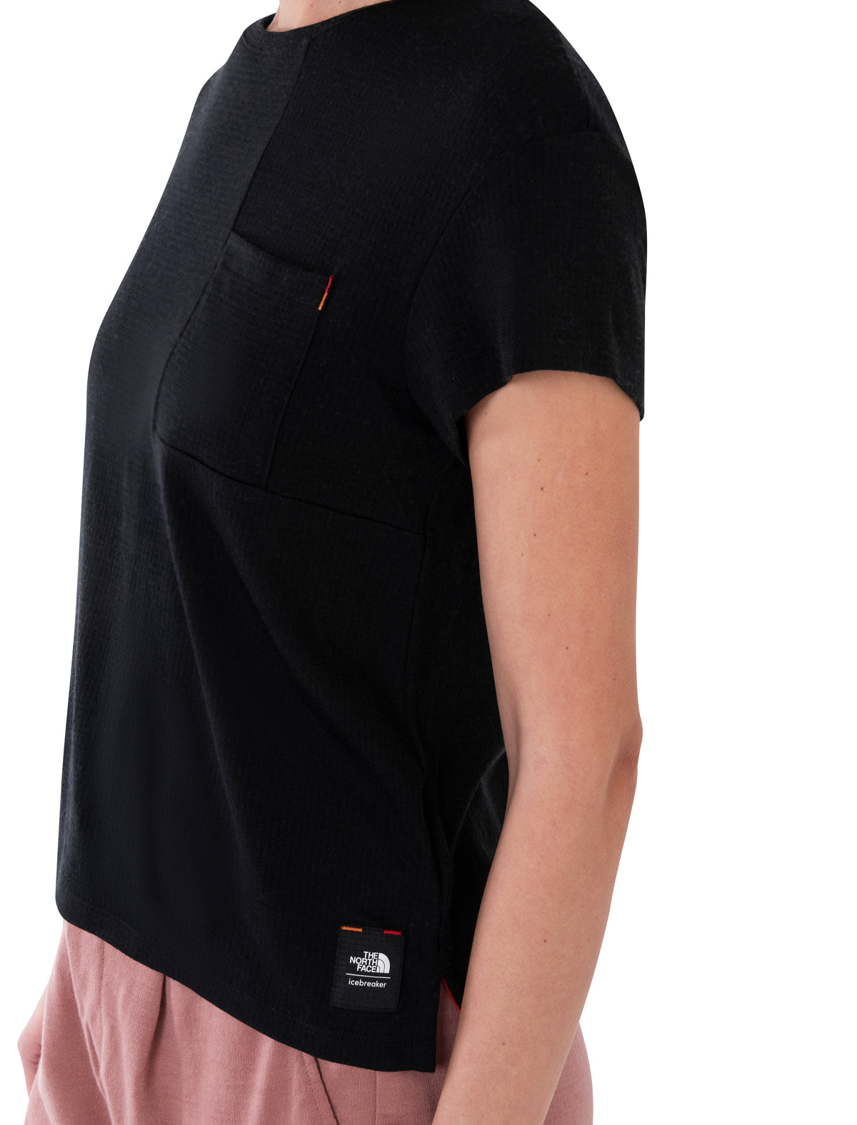 Women's Merino 200 The North Face x icebreaker T-Shirt Black - 3