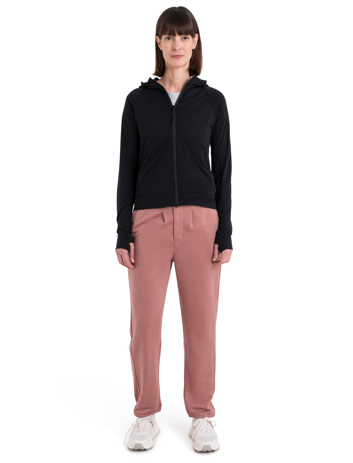 Women's Merino Blend 200 Realfleece™ The North Face x icebreaker Long Sleeve Zip Hoodie  - 3