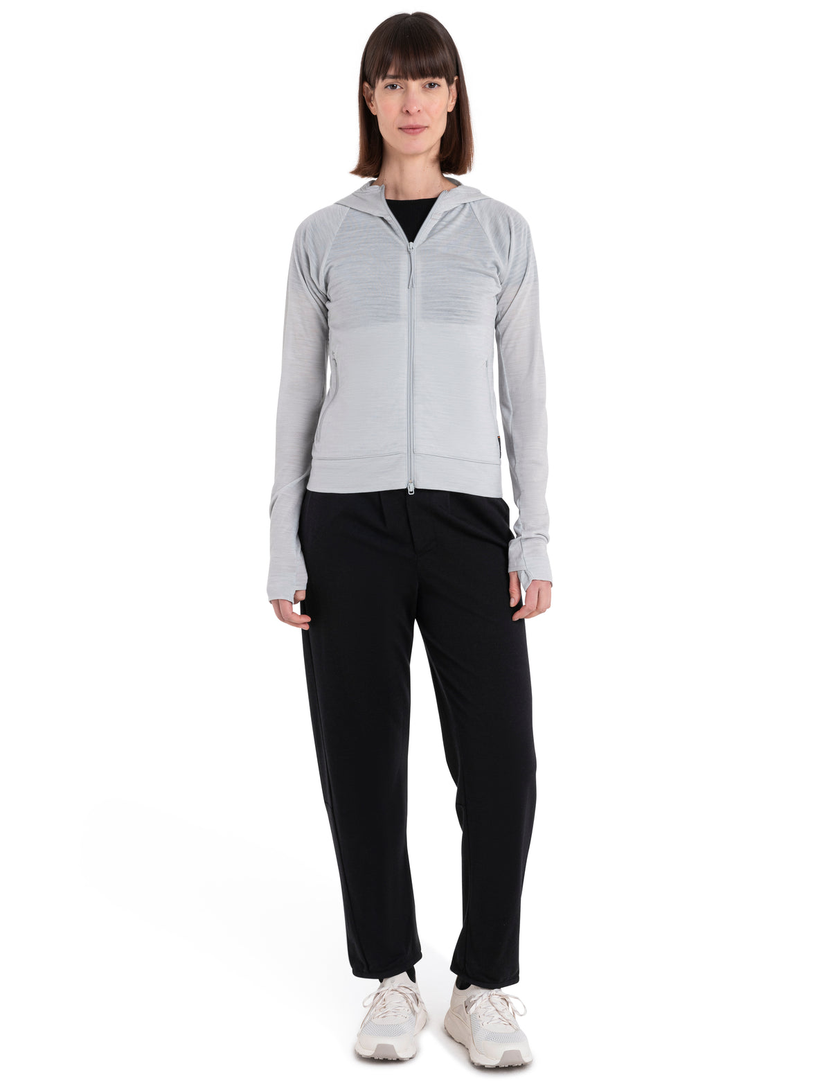 Women's Merino Blend 200 Realfleece™ The North Face x icebreaker Long Sleeve Zip Hoodie  - 4
