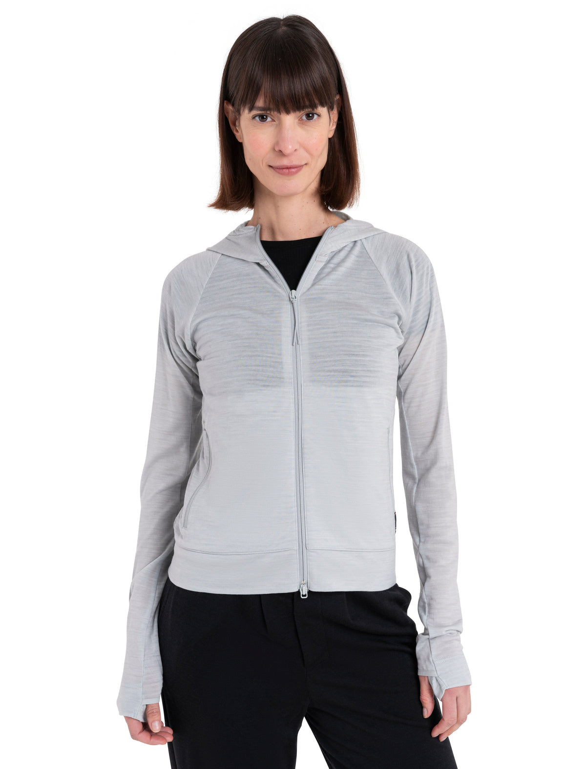 Women's Merino Blend 200 Realfleece™ The North Face x icebreaker Long Sleeve Zip Hoodie  - 5