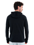 Men's Merino Blend 200 Realfleece™ The North Face x icebreaker Long Sleeve Zip Hoodie Black - 2