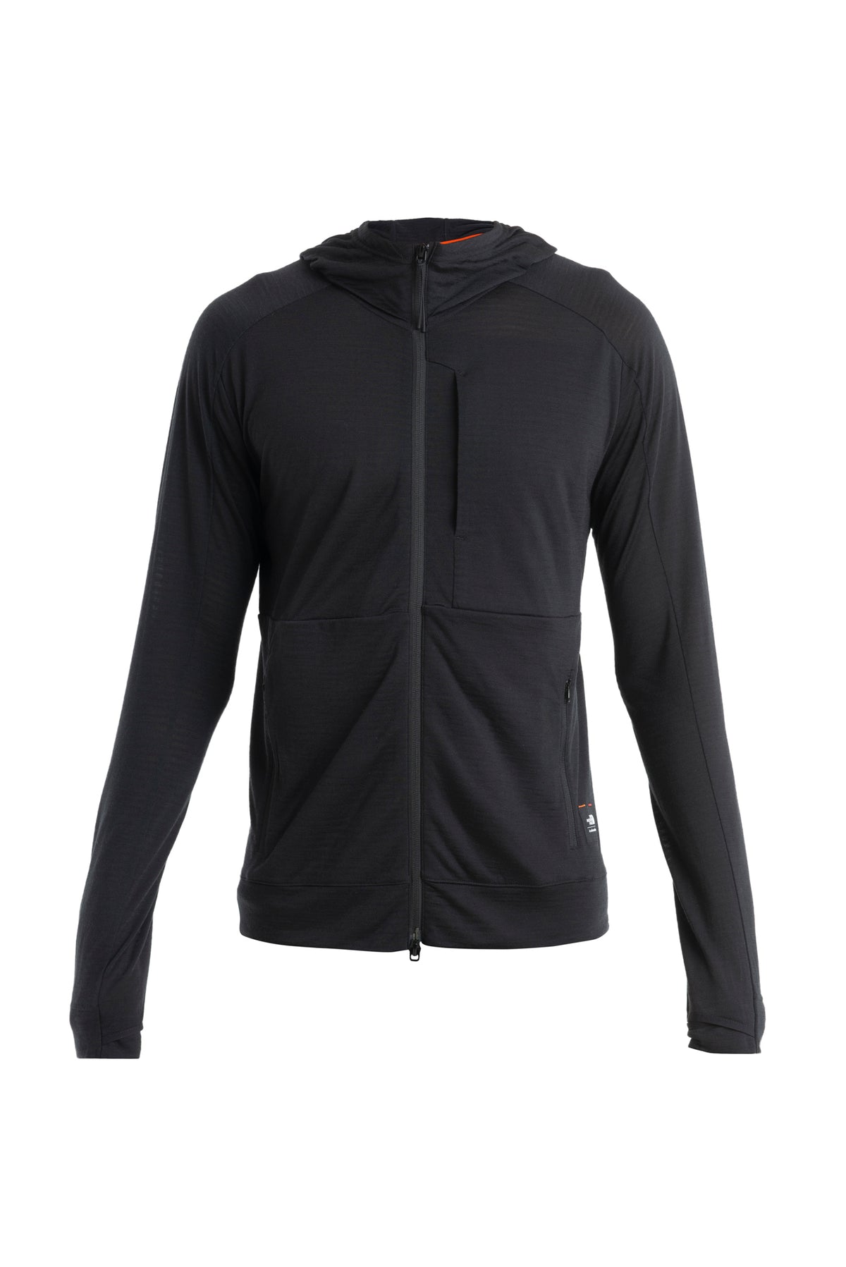 Men's Merino Blend 200 Realfleece™ The North Face x icebreaker Long Sleeve Zip Hoodie Black - 7