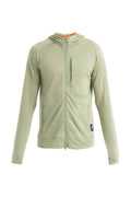 Men's Merino Blend 200 Realfleece™ The North Face x icebreaker Long Sleeve Zip Hoodie Oil/Black/Silver - 8