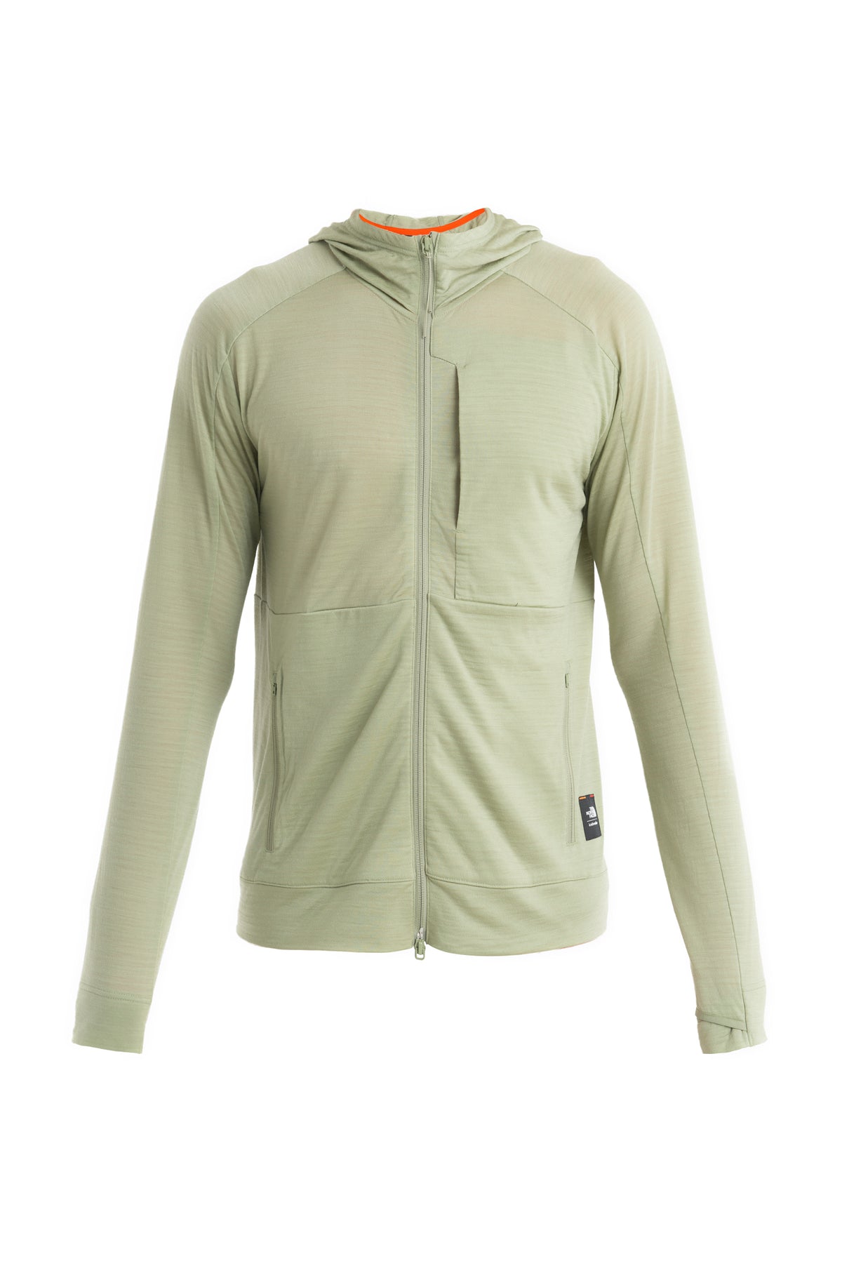 Men's Merino Blend 200 Realfleece™ The North Face x icebreaker Long Sleeve Zip Hoodie Oil/Black/Silver - 8