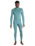 Men's Merino Blend 125 ZoneKnit™ Long Sleeve Half Zip Thermal Top Cloud Ray/Hyper - 3