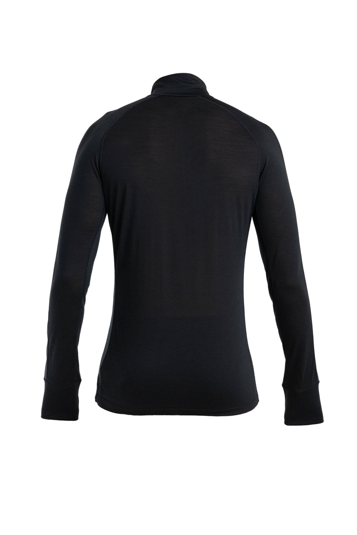 Men's Merino Blend 125 ZoneKnit™ Long Sleeve Half Zip Thermal Top Black/Graphite - 8