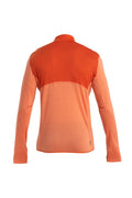 Men's Merino Blend 200 Realfleece™ Descender Long Sleeve Half Zip Jacket Molten/Ember - 8