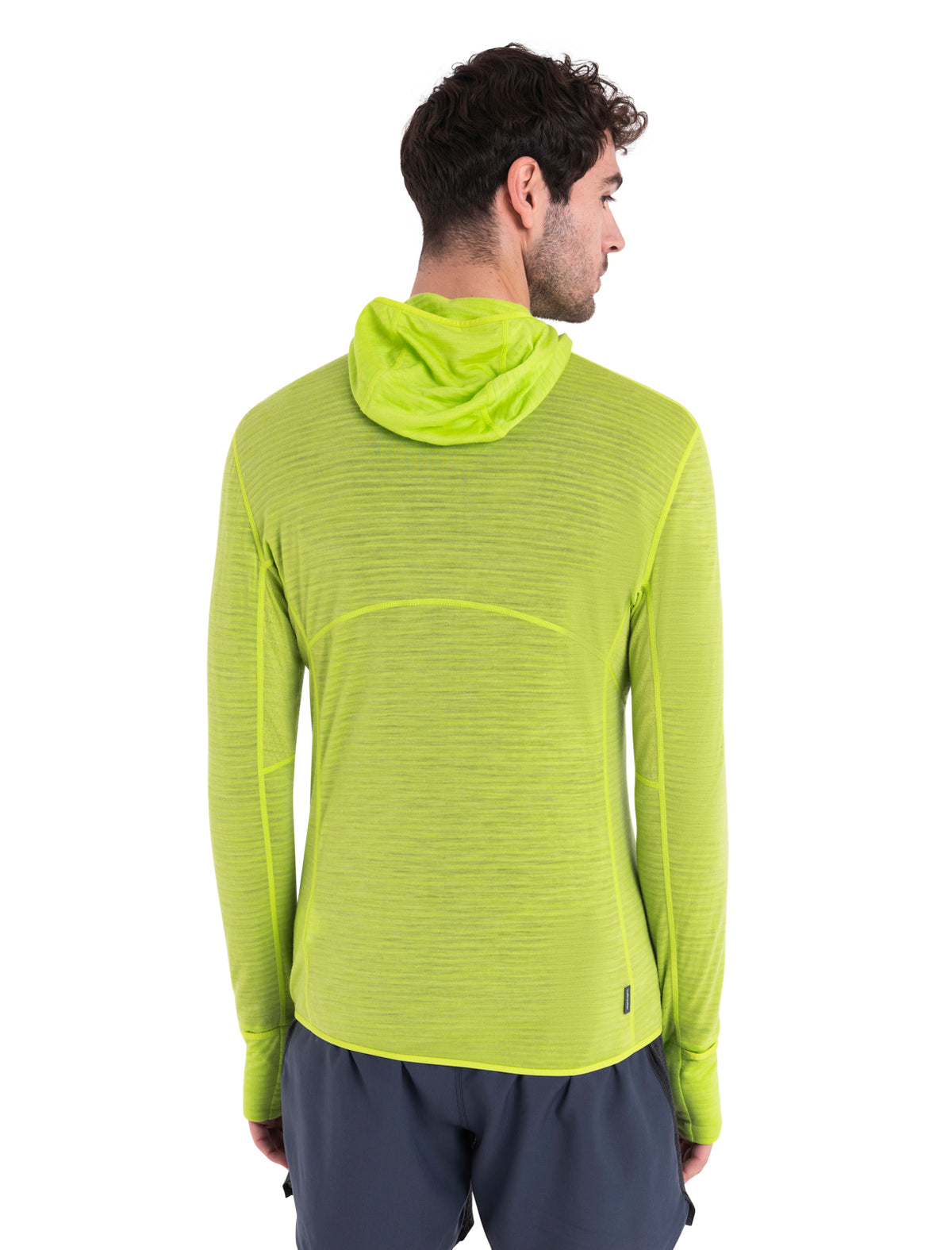 Men's Merino Blend 200 Realfleece™ Descender Long Sleeve Zip Hoodie Hyper - 2
