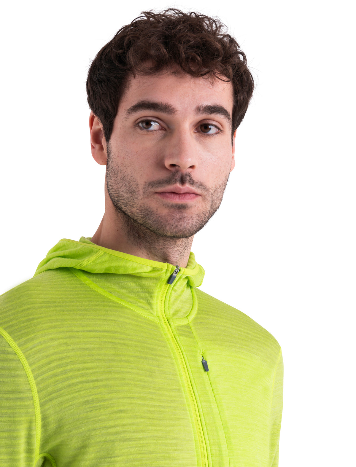 Men's Merino Blend 200 Realfleece™ Descender Long Sleeve Zip Hoodie Hyper - 5