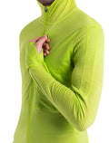 Men's Merino Blend 200 Realfleece™ Descender Long Sleeve Zip Hoodie Hyper - 8