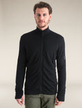 Men's Merino 260 Quantum Long Sleeve Zip Jacket Black - 1