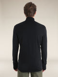 Men's Merino 260 Quantum Long Sleeve Zip Jacket Black - 2