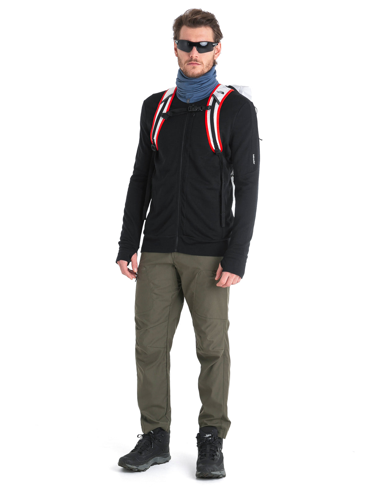 Men's Merino 260 Quantum Long Sleeve Zip Jacket Black - 7