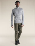 Men's Merino 260 Quantum Long Sleeve Zip Jacket Metro Heather - 3
