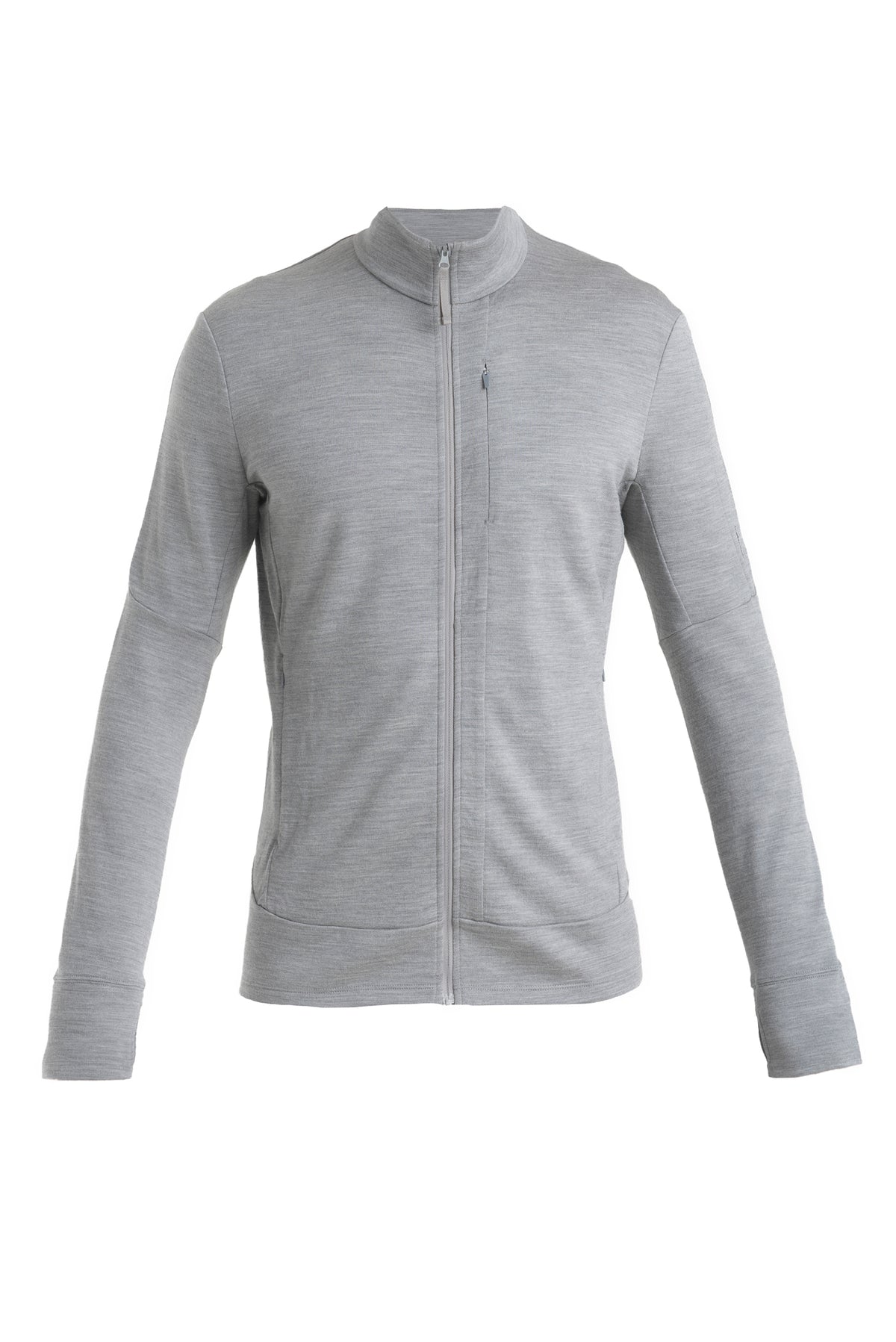 Men's Merino 260 Quantum Long Sleeve Zip Jacket Metro Heather - 5