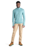 Men's Merino 260 Quantum Long Sleeve Zip Jacket Cloud Ray - 4