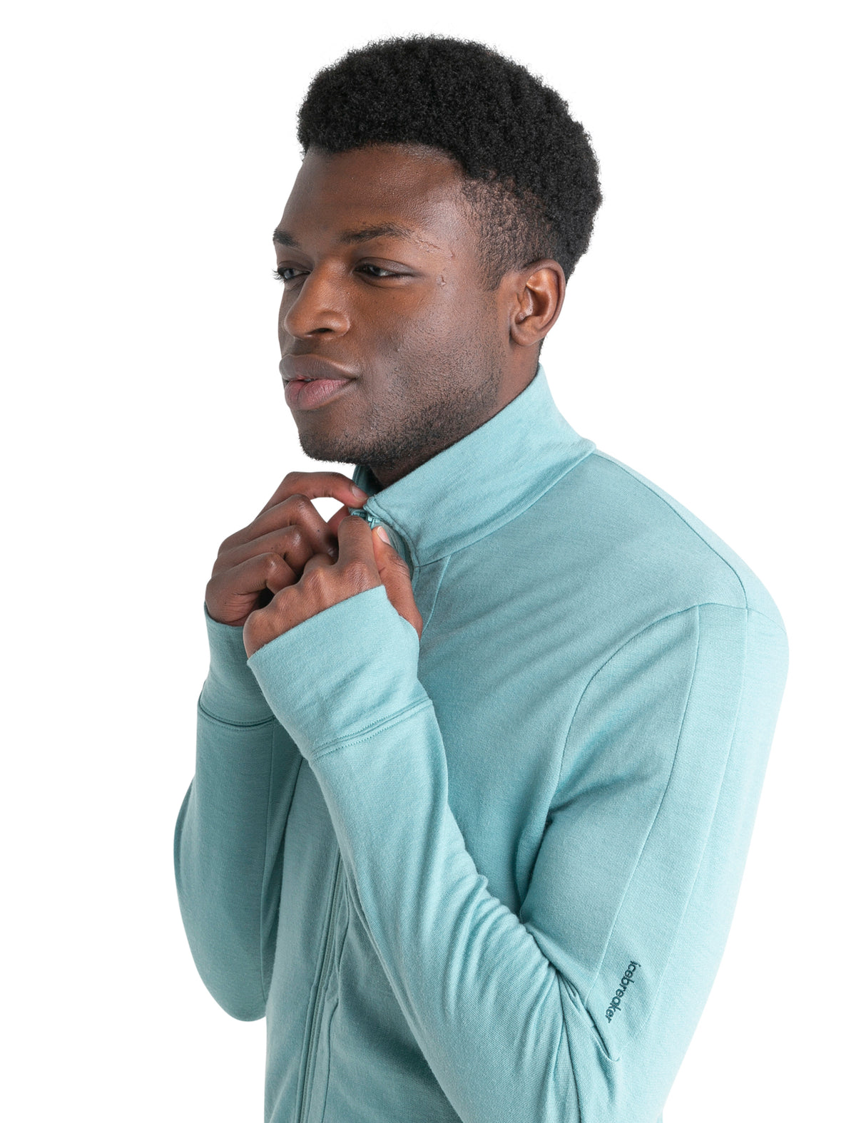 Men's Merino 260 Quantum Long Sleeve Zip Jacket Cloud Ray - 5