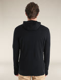 Men's Merino 260 Quantum Long Sleeve Zip Hoodie Black - 2