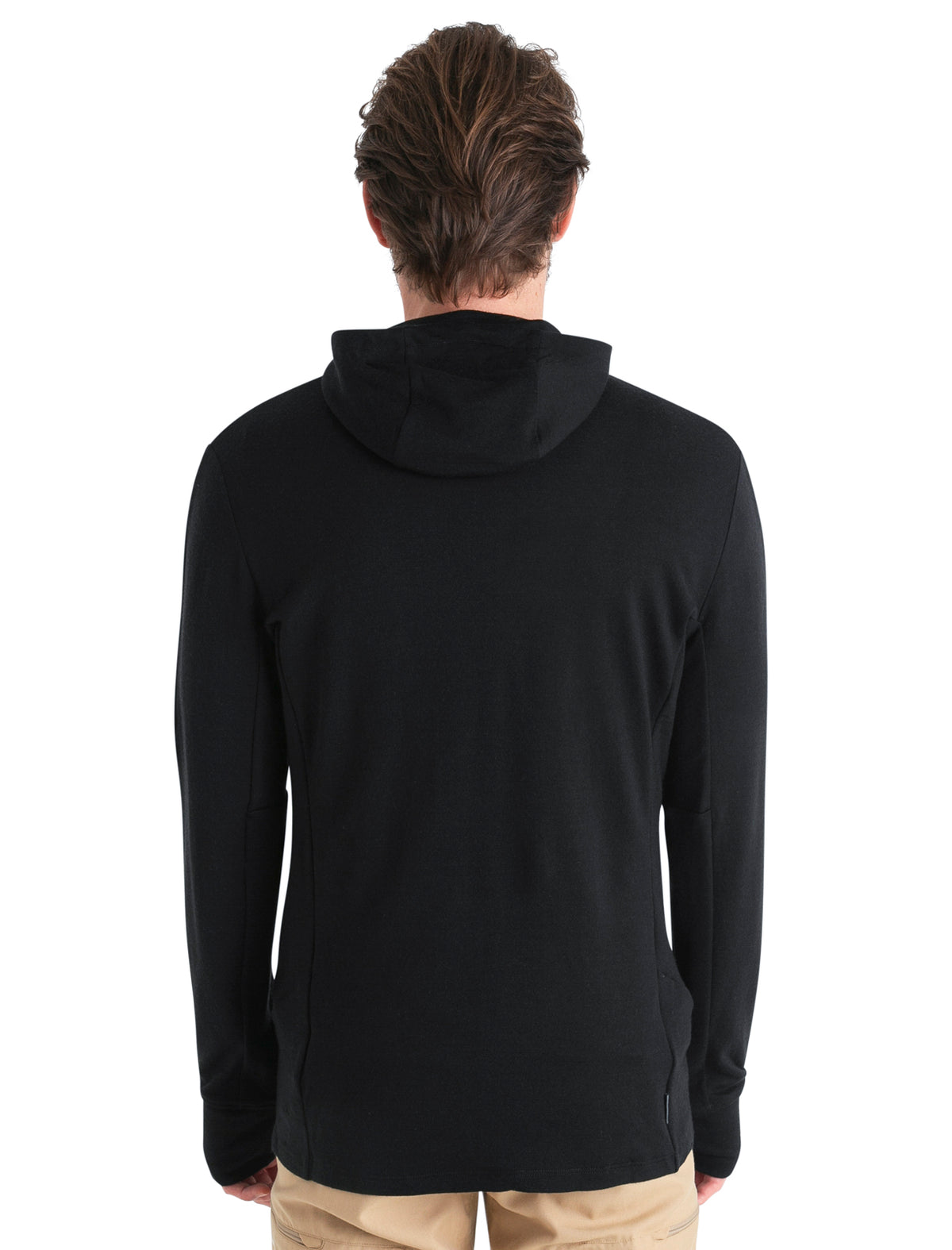 Men's Merino 260 Quantum Long Sleeve Zip Hoodie Black - 8