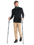 Men's Merino 260 Quantum Long Sleeve Zip Hoodie Black - 9