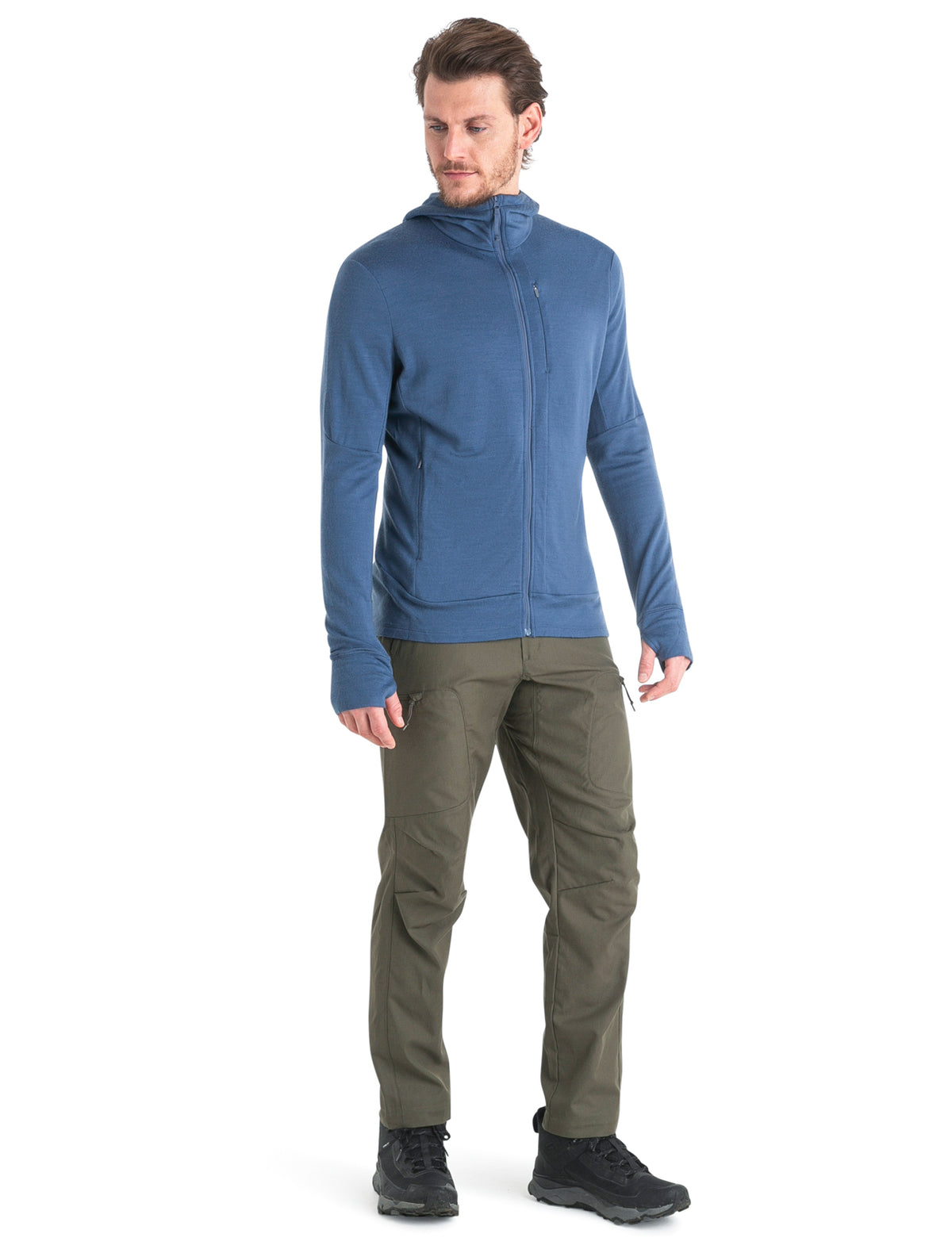 Men's Merino 260 Quantum Long Sleeve Zip Hoodie Dawn - 3