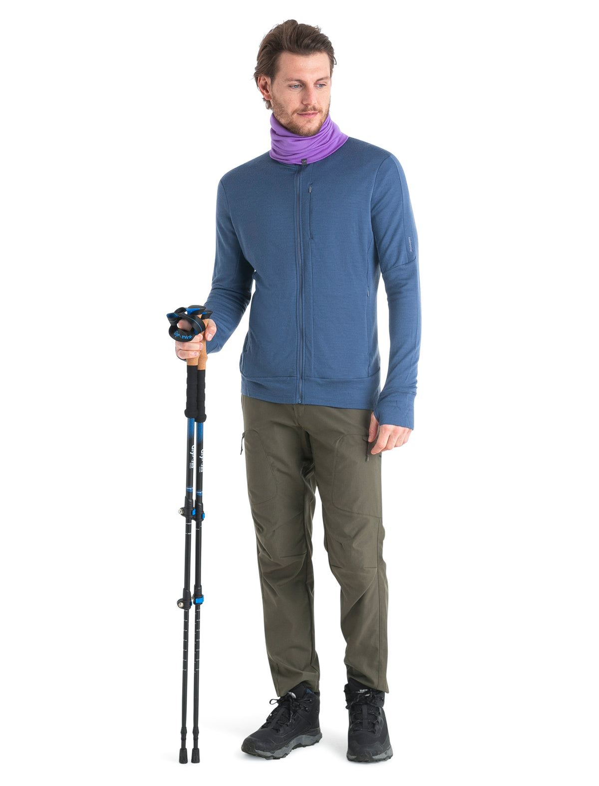 Men's Merino 260 Quantum Long Sleeve Zip Hoodie Dawn - 4
