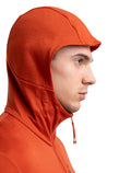 Men's Merino 260 Quantum Long Sleeve Zip Hoodie Molten - 9