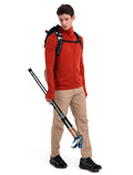 Men's Merino 260 Quantum Long Sleeve Zip Hoodie Molten - 4