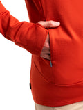 Men's Merino 260 Quantum Long Sleeve Zip Hoodie Molten - 6