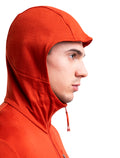 Men's Merino 260 Quantum Long Sleeve Zip Hoodie Molten - 8