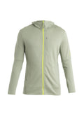 Men's Merino 260 Quantum Long Sleeve Zip Hoodie Lichen/Hyper - 9