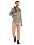 Men's Merino 260 Quantum Long Sleeve Zip Hoodie Lichen/Hyper - 4