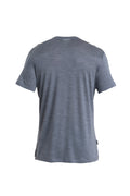 Men's 125 Cool-Lite™ Merino Blend Sphere III T-Shirt Terrain Lines Graphite Heather - 8