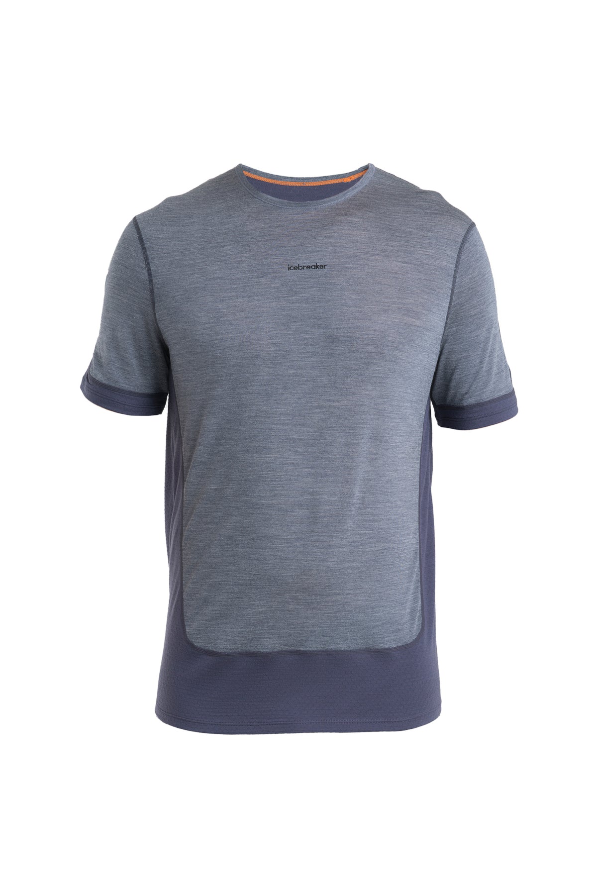 Men's Merino Blend 125 ZoneKnit™ Energy Wind Short Sleeve T-Shirt Graphite/Graphite Heather - 10