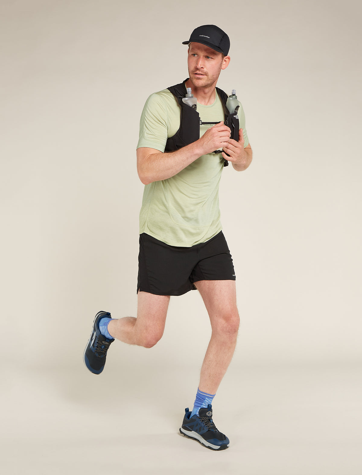 Men's Merino Blend 125 ZoneKnit™ Energy Wind Short Sleeve T-Shirt Ashen - 4