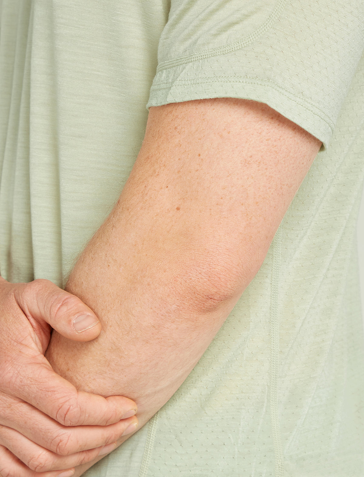 Men's Merino Blend 125 ZoneKnit™ Energy Wind Short Sleeve T-Shirt Ashen - 6