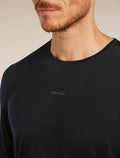 Men's Merino Blend 125 ZoneKnit™ Energy Wind Long Sleeve T-Shirt Black - 6